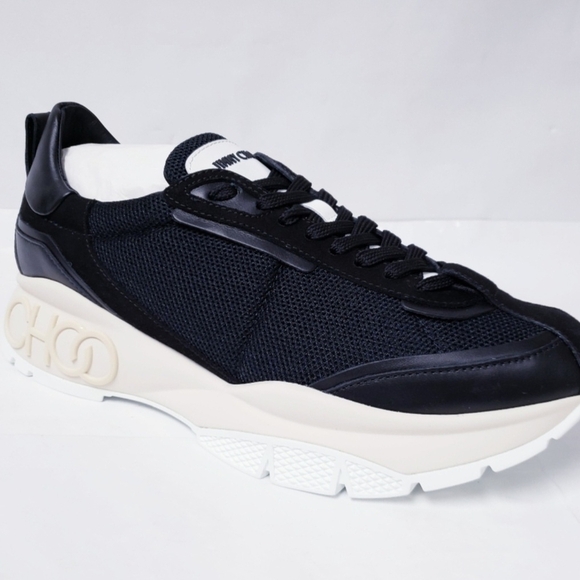 Jimmy Choo Men's Black Raine Sneakers EU 43 US Mens 10-10.5 (NIB) - Picture 6 of 12